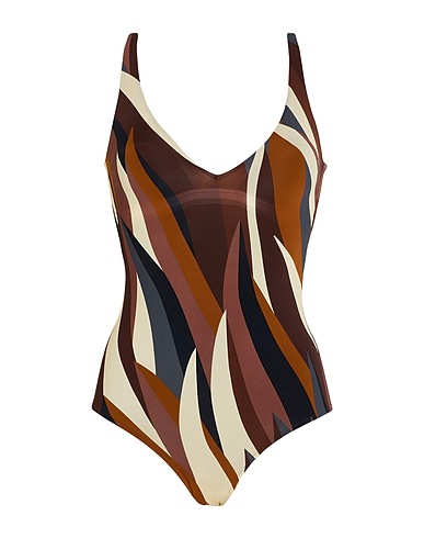 SIYU One-piece swimsuits Chocolate brown 85% Polyamide, 15% Elastane