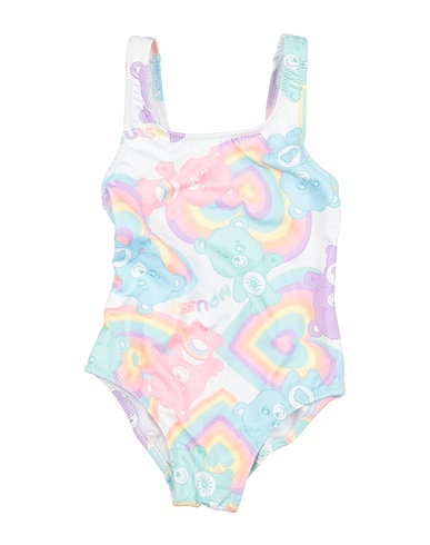 MOUSSE DANS LA BOUCHE One-piece swimsuits White 85% Polyester, 15% Elastane