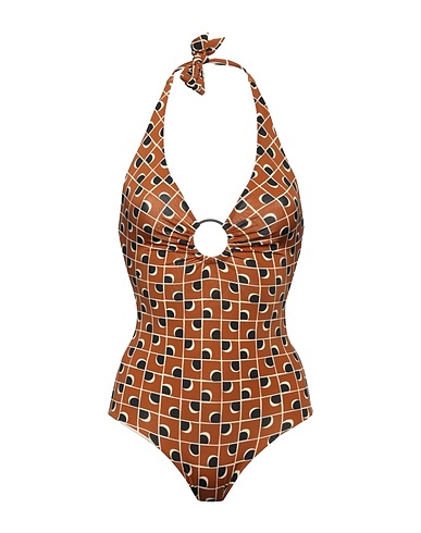 SIYU One-piece swimsuits Brown 85% Polyamide, 15% Elastane