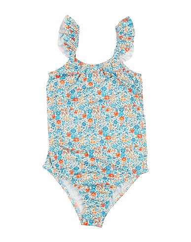 PESCIOLINO ROSSO BEACHWEAR One-piece swimsuits Blue 80% Polyamide, 20% Elastane