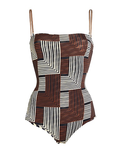 SIYU One-piece swimsuits Dark brown 85% Polyamide, 15% Elastane