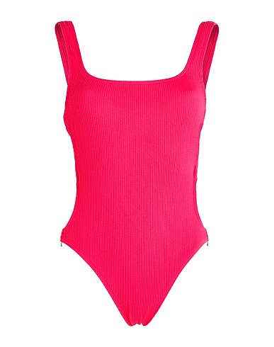 KARL LAGERFELD One-piece swimsuits Fuchsia 90% Polyester, 10% Elastane