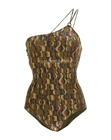 SIYU Badeanzug Militärgrün 51% Polyester, 37% Polyamid, 12% Elastan