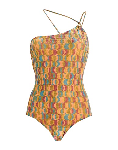 SIYU One-piece swimsuits Khaki 51% Polyester, 37% Polyamide, 12% Elastane