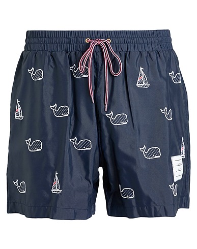THOM BROWNE Boxer mare Blu notte 94% Nylon, 6% Poliuretano