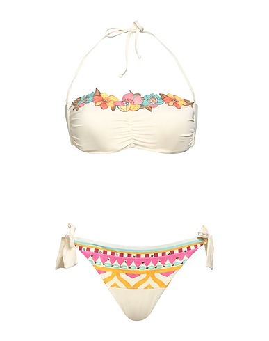 RAFFAELA D'ANGELO Bikini Ivory 86% Polyamide, 14% Elastane