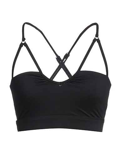 ANINE BING Top Black 87% Polyester, 13% Elastane