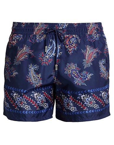 ETRO Swim shorts Midnight blue 100% Polyester