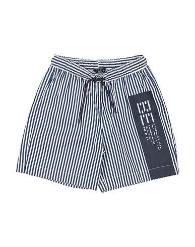 IL GUFO Swim shorts Navy blue 68% Cotton, 28% Polyamide, 4% Elastane