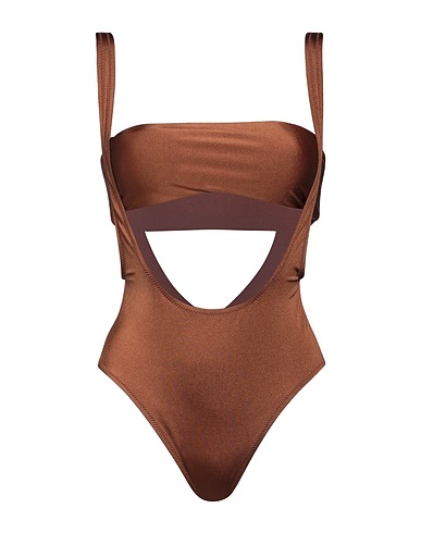 MATINÉE One-piece swimsuits Brown 86% Polyamide, 14% Elastane