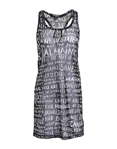 BALMAIN Cover-up Black 93% Polyamide, 7% Elastane