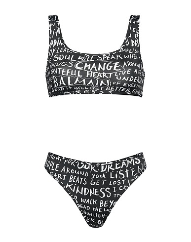 BALMAIN Bikini Black 80% Polyamide, 20% Elastane