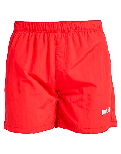 JUST CAVALLI Swim shorts Red 100% Nylon