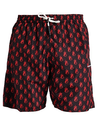 VISION OF SUPER Swim shorts Black Polyester