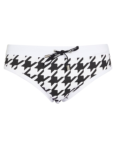 BALMAIN Swim briefs White 80% Polyamide, 20% Elastane