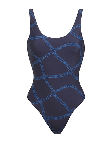 ANINE BING One-piece swimsuits Navy blue 85% Recycled nylon, 15% Elastane