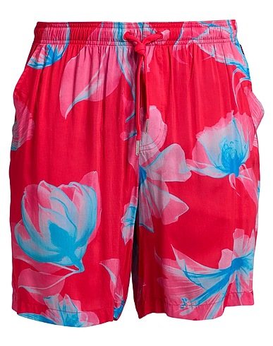 ARMANI EXCHANGE Swim shorts Coral 100% Viscose