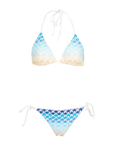 MISSONI Μπικίνι Έντονο μπλε 95% Βισκόζη, 5% Μεταλλική ίνα