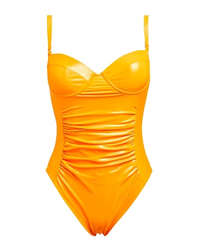 ILARIA VITAGLIANO Luxury Beachwear Badeanzug Orange 80% Polyamid, 20% Elastan