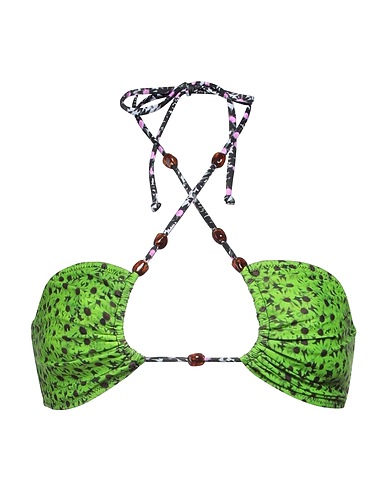 GANNI Bikini Lime green 78% Recycled polyamide, 22% Elastane