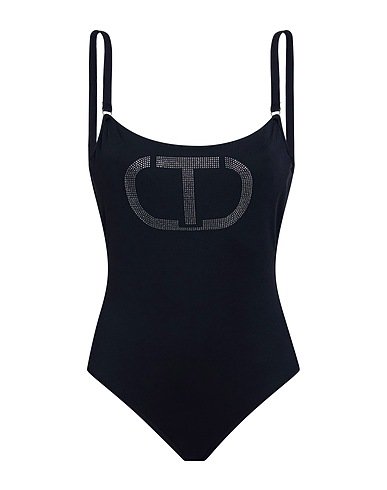 TWINSET One-piece swimsuits Black 85% Polyamide, 15% Elastane