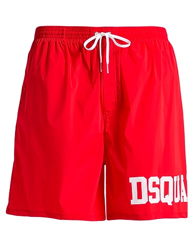 DSQUARED2 Boxer mare BEACHWEAR Rosso 92% Poliammide, 8% Elastan