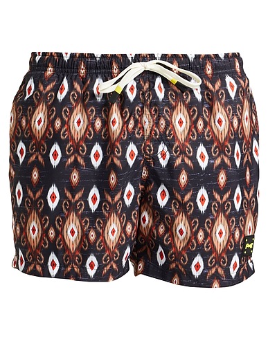 F**K PROJECT Swim shorts Black 100% Polyester