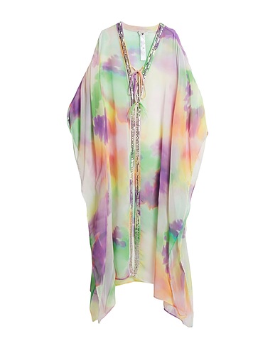 TWINSET Cover-ups Mauve 100% Polyester, Ostrich feathers
