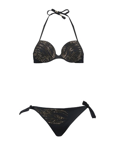 TWINSET Bikini Black 85% Polyamide, 15% Elastane