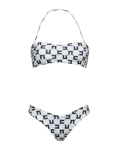 ELISABETTA FRANCHI Bikini White 82% Polyester, 18% Elastane
