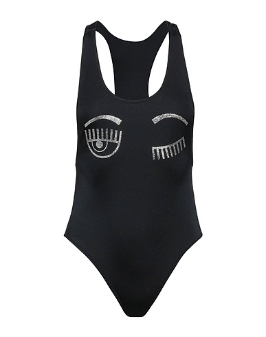 CHIARA FERRAGNI Costume intero Nero 80% Poliammide, 20% Elastan