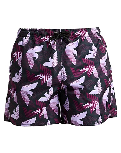 EMPORIO ARMANI Boxer mare SWIMWEAR Prugna 100% Poliestere