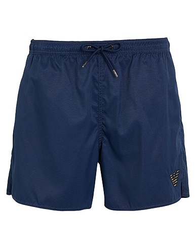 EMPORIO ARMANI Swim shorts SWIMWEAR Navy blue 100% Polyester
