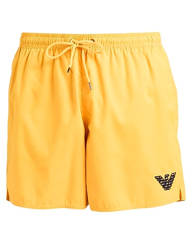 EMPORIO ARMANI Boxer SWIMWEAR GIALLO OCRA 100% Polyester