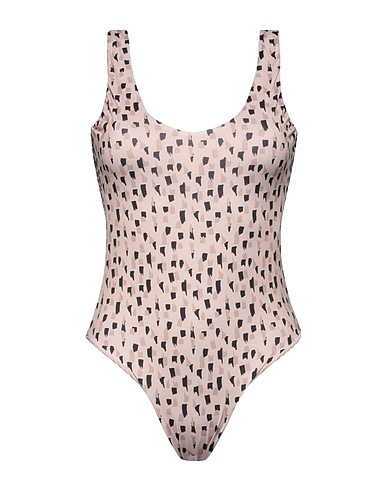 ME FUI One-piece swimsuits Beige 86% Polyester, 14% Elastane