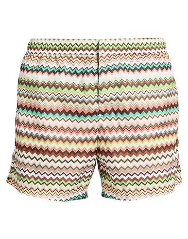 MISSONI Swim shorts White 100% Polyester
