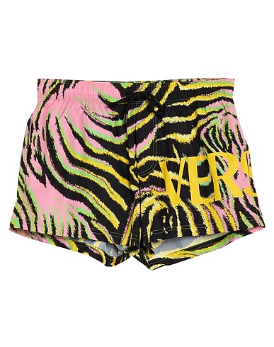 VERSACE Swim shorts Black 100% Polyester
