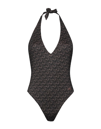EA7 One-piece swimsuits Black 92% Polyester, 8% Elastane