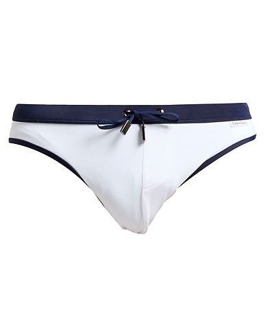 GIORGIO ARMANI Swim briefs White 80% Polyamide, 20% Elastane