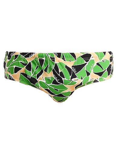 DSQUARED2 Swim briefs Green 72% Polyamide, 28% Elastane