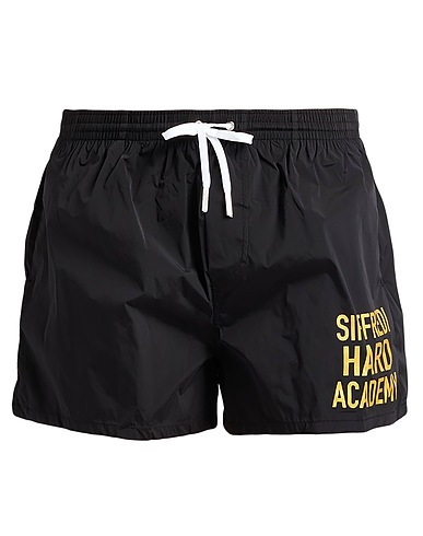 DSQUARED2 Swim shorts Black 92% Polyamide, 8% Elastane
