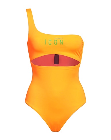 DSQUARED2 One-piece swimsuits ICON BEACHWEAR Orange 80% Polyester, 20% Elastane
