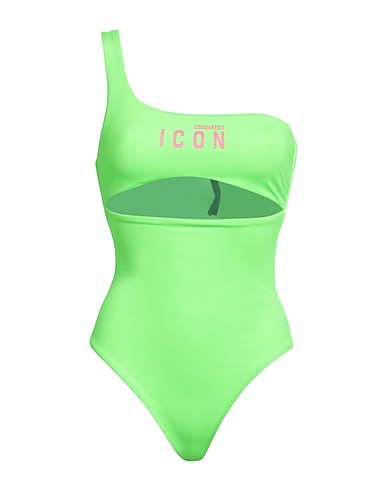 DSQUARED2 Costume intero ICON BEACHWEAR Verde lime 80% Poliestere, 20% Elastan