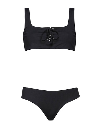 FEDERICA TOSI Bikini Black 86% Polyamide, 14% Elastane