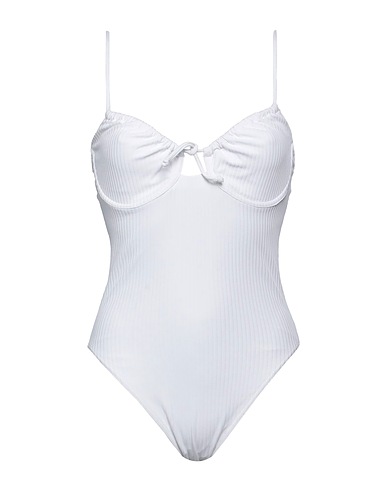 BANANA MOON One-piece swimsuits White 92% Recycled polyamide, 8% Elastane