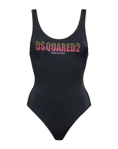 DSQUARED2 Maillot une pièce BEACHWEAR Noir 80% Polyamide, 20% Élasthanne