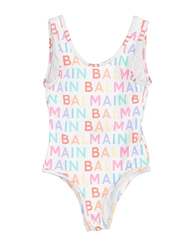 BALMAIN 水着（ワンピース） ホワイト ナイロン 78% / ポリウレタン 22%