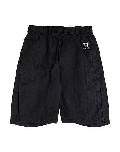 BALMAIN Swim shorts Black 100% Polyester, Polypropylene