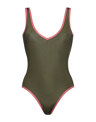 WIKINI One-piece swimsuits Military green 90% Recycled polyamide, 10% Elastane