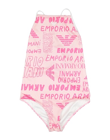EMPORIO ARMANI One-piece swimsuits Pink 87% Polyester, 13% Elastane